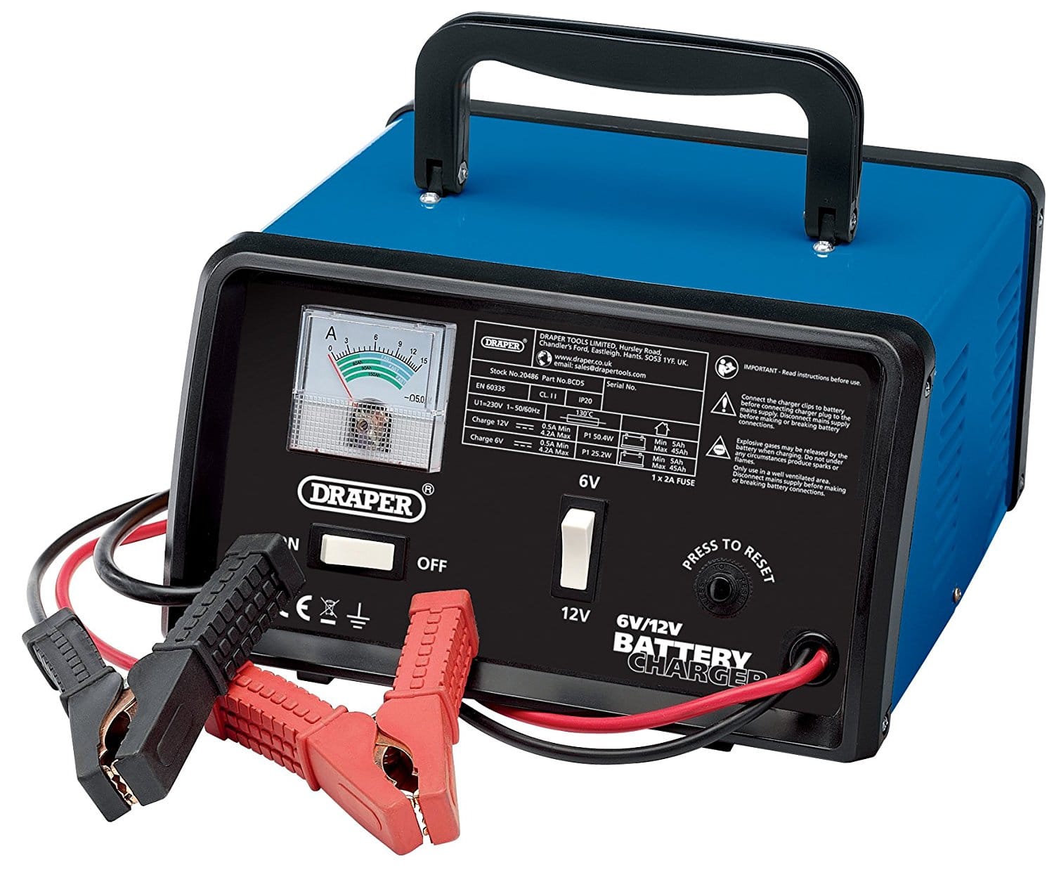 Review of Draper 20486 Car Battery Charger The Car Stuff
